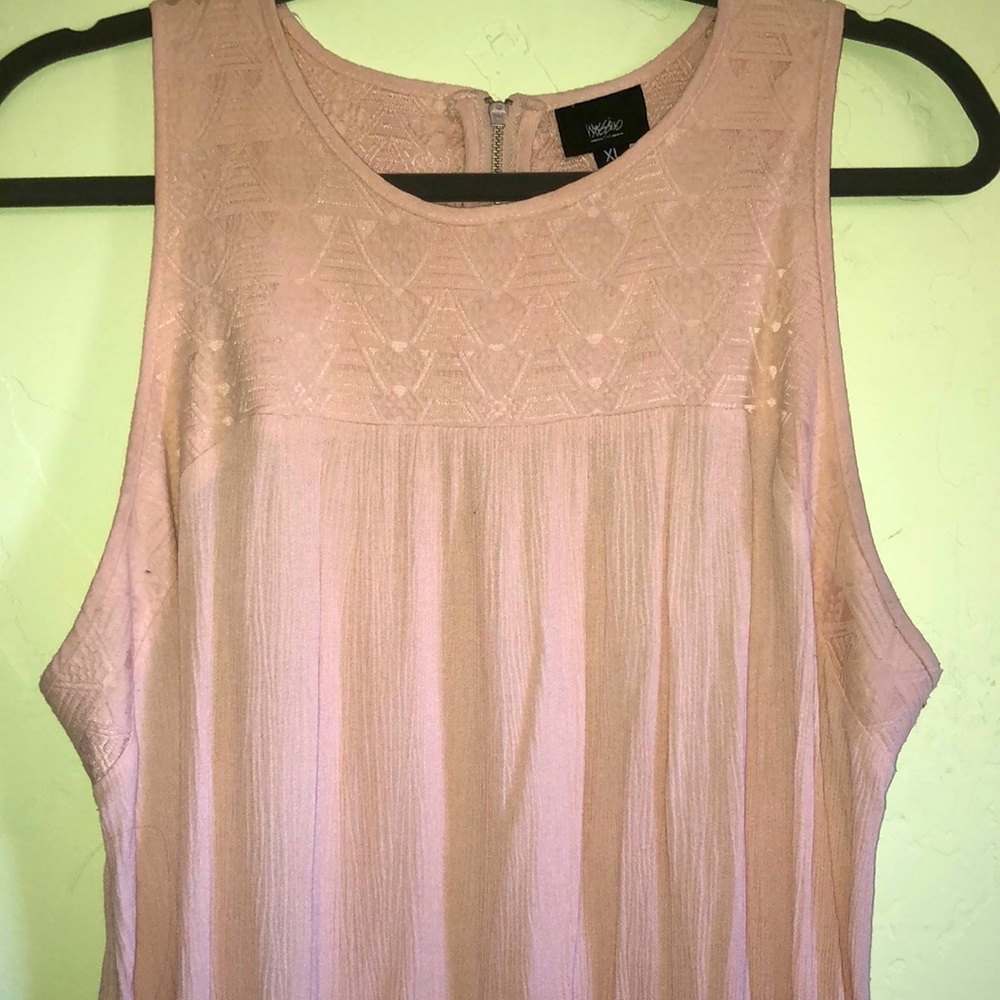 Blush tank top